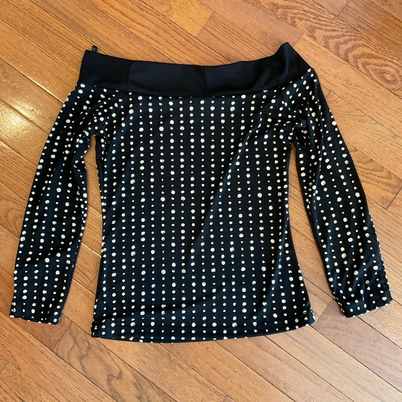 WHBM Polka Dotted Top - Picture 2 of 5